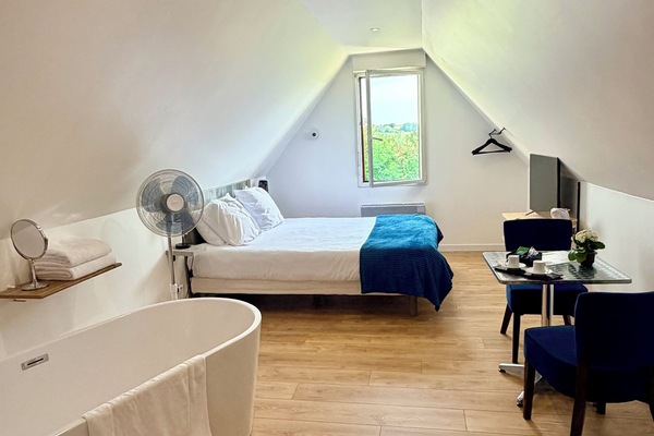 Superior Double Room, 1 Queen Bed, Refrigerator & Microwave, Garden View