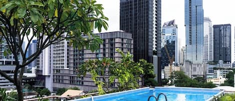 Piscina en la azotea