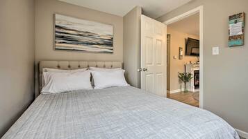 2 chambres, lit parapluie, Wi-Fi, draps fournis