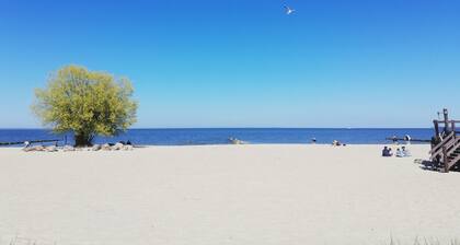 120sqm vacation home with garden 10 minutes from the Szczecin Lagoon