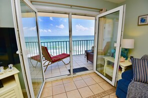 Balcony - Beachfront Condo w/ Gulf Views & Pool (Gulf Shores)