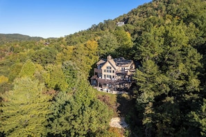 Exterior - Luxury Lakeview Cabin with Hot Tub and Game Room! (Bryson City)