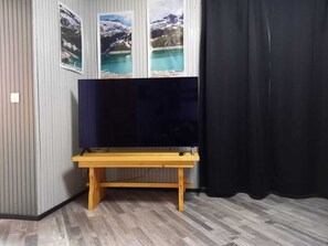 อพาร์ทเมนท์ | 2 ห้องนอน, เตารีด/โต๊ะรีดผ้า, Wi-Fi ฟรี, ผ้าปูที่นอน