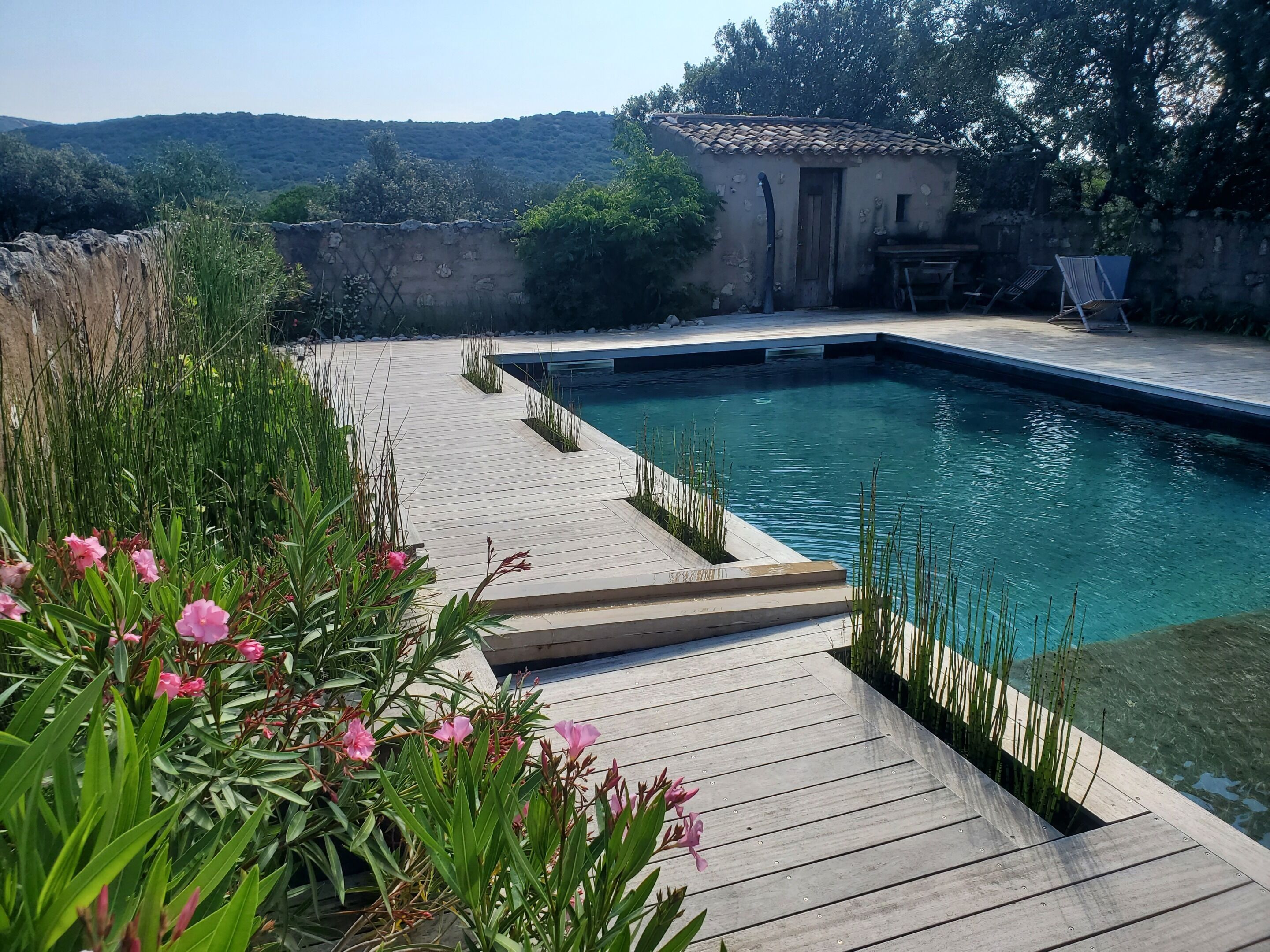 Una piscina climatizada