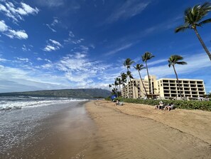 On the beach