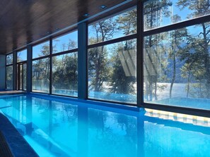Indoor pool, outdoor pool