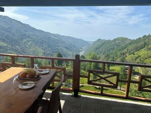 Vue depuis l’hébergement