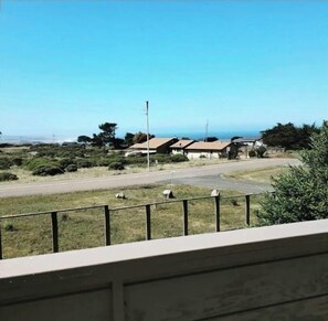 Blick von der Unterkunft