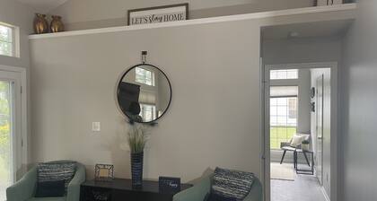 Minutes from UNCC, this pristine, single-level home is perfect for family fun!