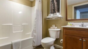 Hair dryer, towels