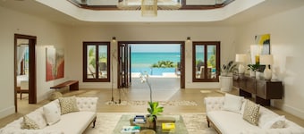 Stunning spacious luxurious new 10 bedroom villa with private beach