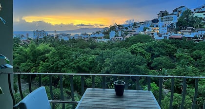 Penthouse Suite with panoramic views, minutes from the beach