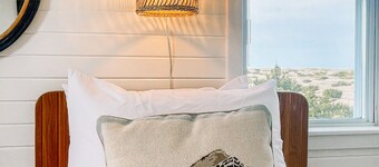 Dune Haus ~ Lovely Oceanfront Cottage Private Cape Hatteras Beach HotTub Lift