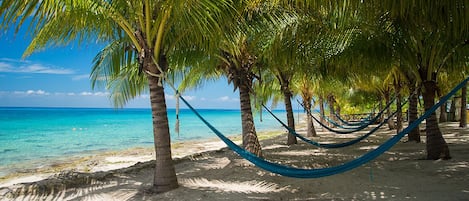 Vlak bij het strand, strandlakens