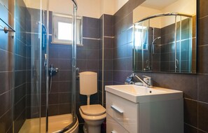 Shower, hair dryer
