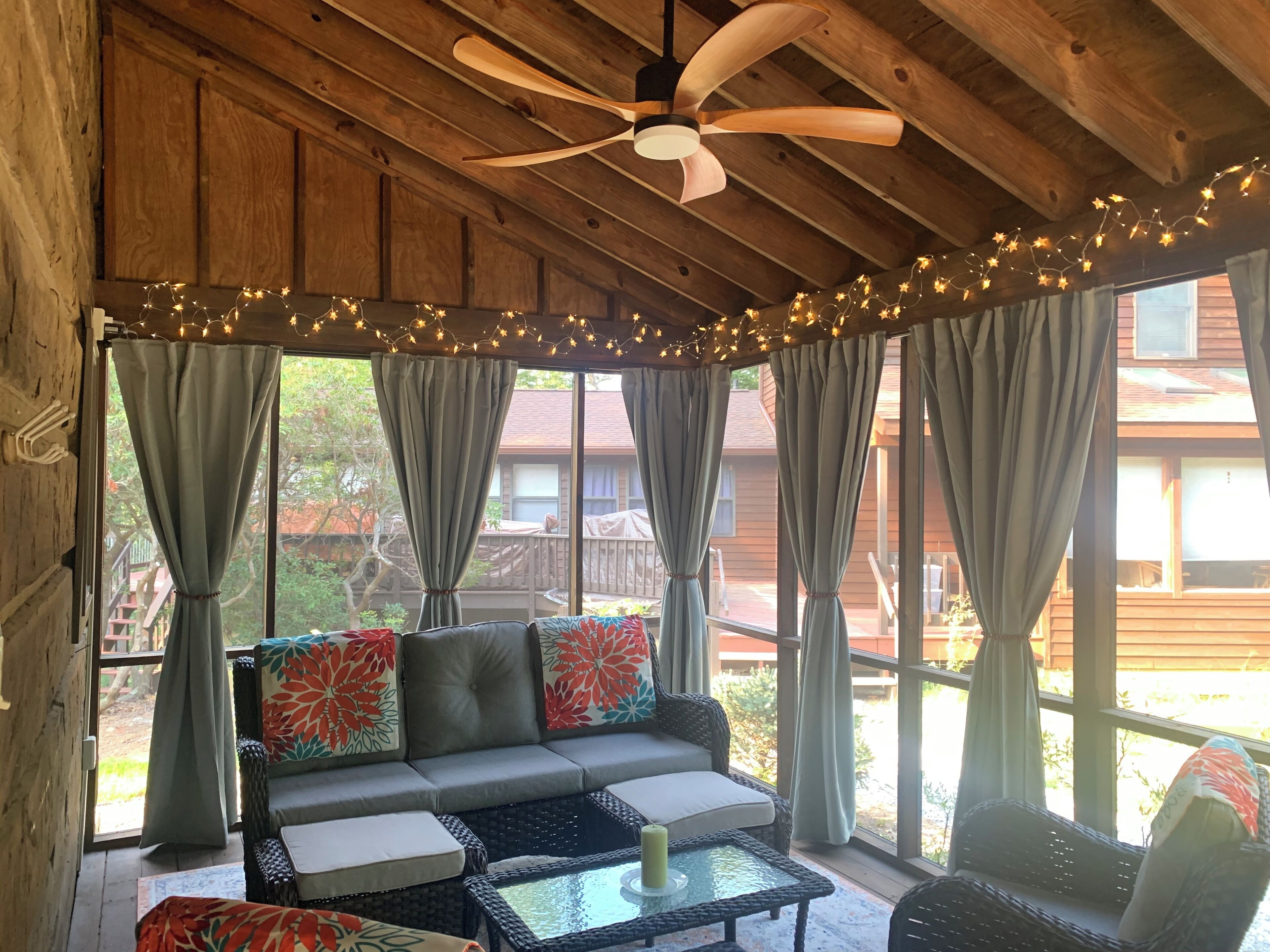 Smart TV, DVD player, books, music library