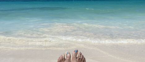 Camastros y toallas de playa