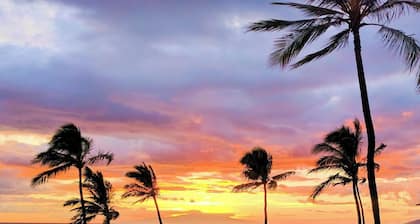 Beautiful Oceanfront Ohana: Fabulous Views, Pool, A/C, Best Beach & WOW Sunsets
