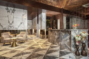 Zona de estar del vestíbulo