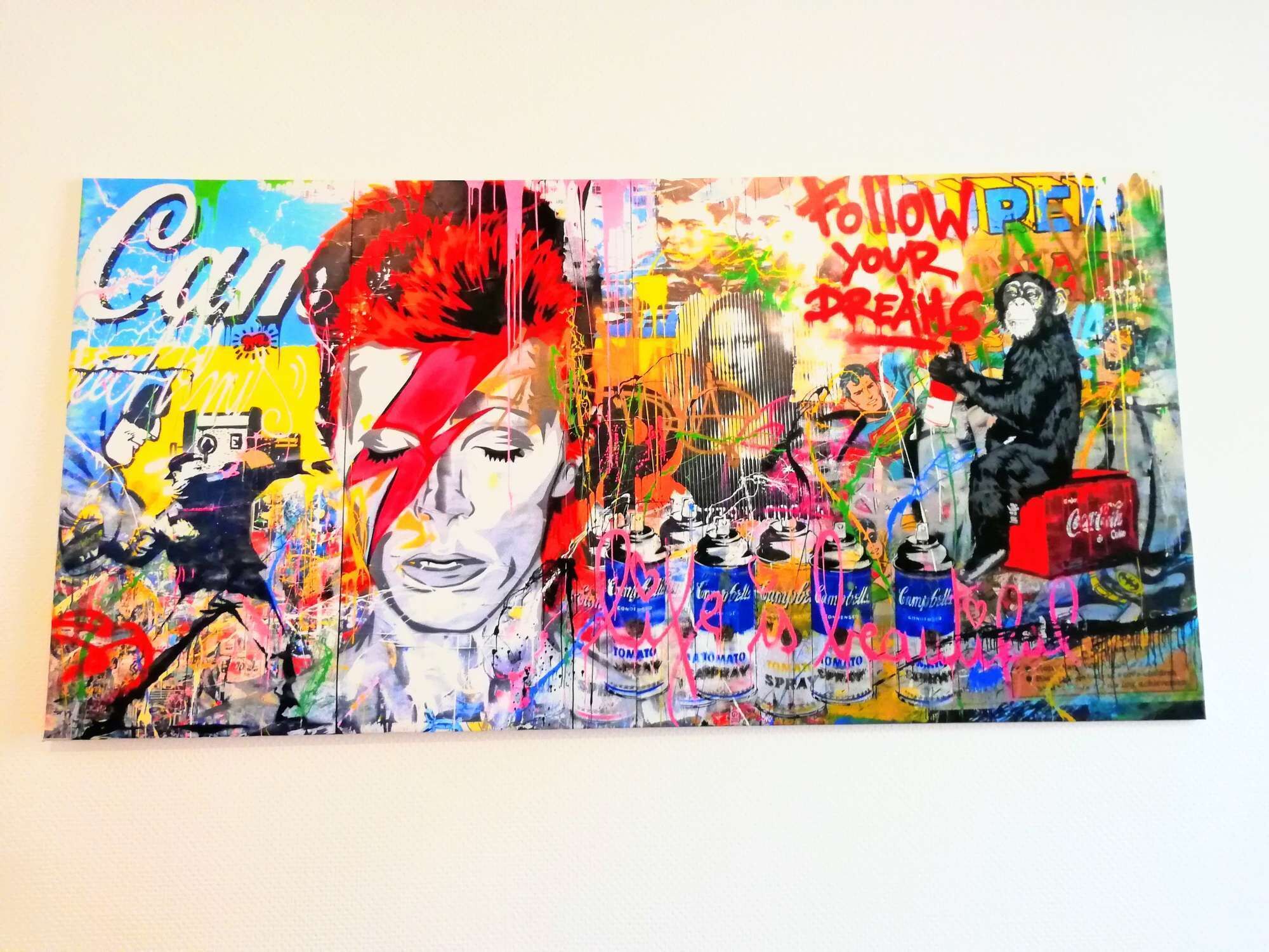 Une décoration intérieure sur le thème du Street'Art, des couleurs, du pep's, de quoi passer un séjour tonique !