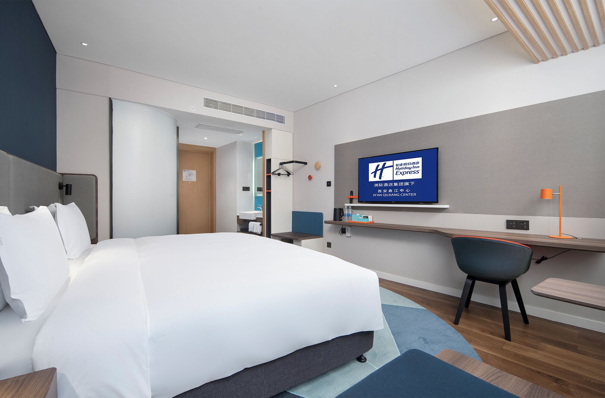 标准房, 1 张特大床 (Super King, Extra Floor Space) | 隔音、免费 WiFi、床单