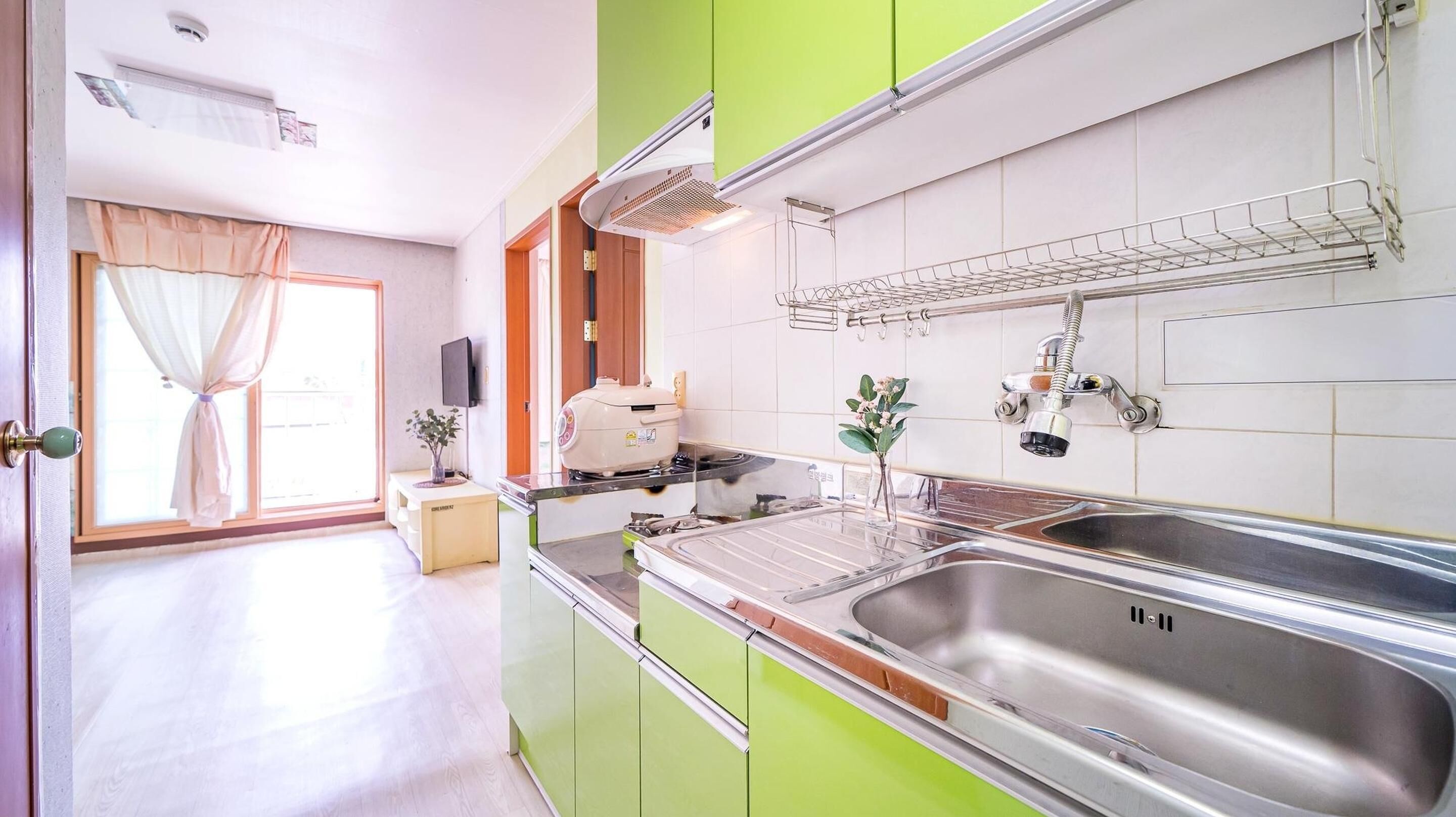 Basic Room, 2 Bedrooms (B301) | Private kitchen | Fridge