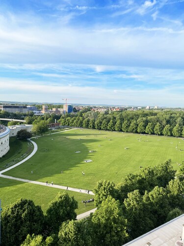 Panorama Home mit Weitblick auf die City im Zentrum