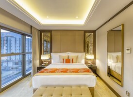 1 多间卧室、高档床上用品、羽绒被、免费迷你吧物品