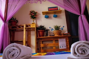 Economy Double Room, 1 Bedroom | Egyptian cotton sheets, premium bedding, memory-foam beds, soundproofing - Home Villa Eco Boutique (Arusha)