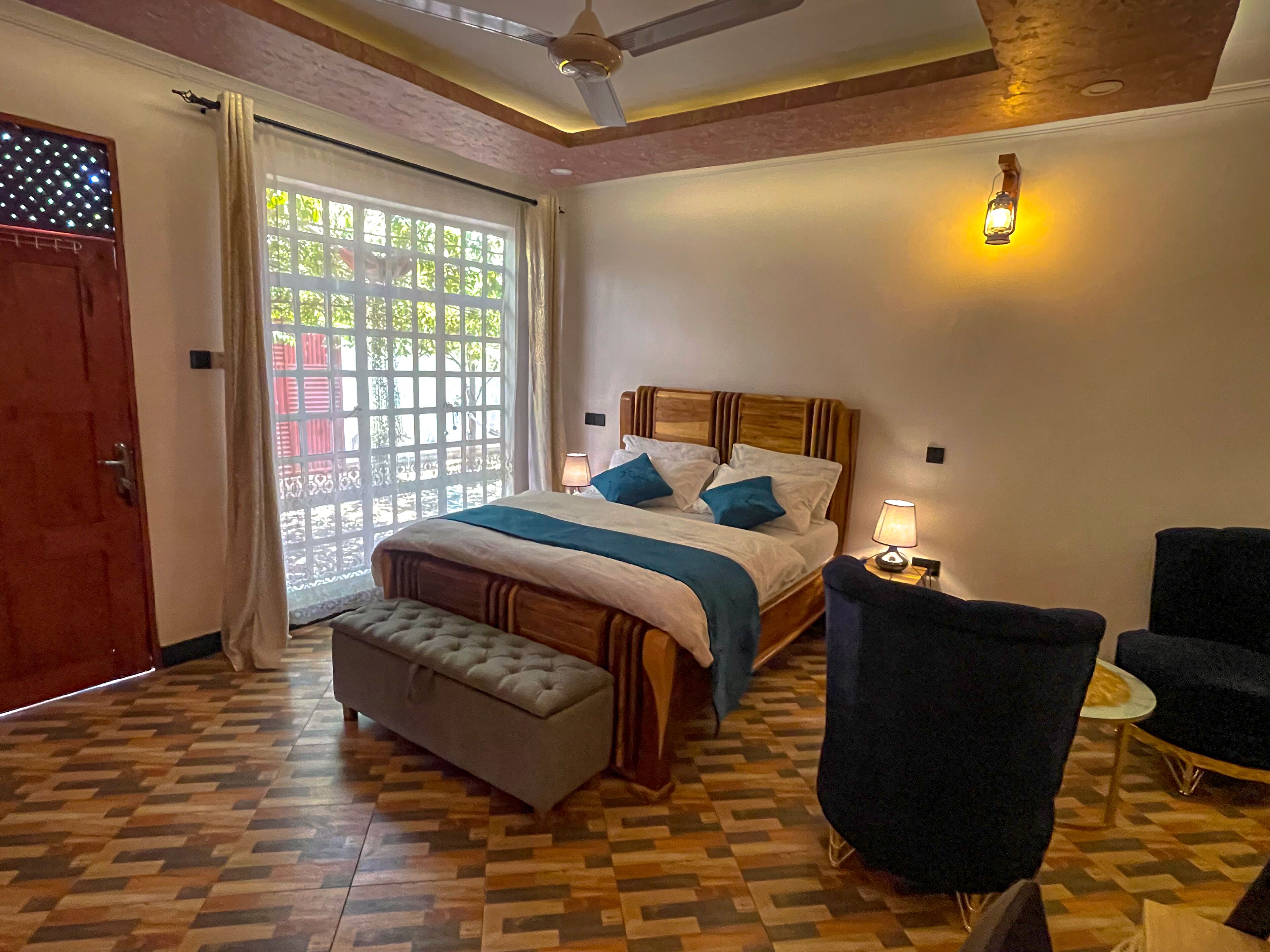 Deluxe studio | Lakens van Egyptisch katoen, luxe beddengoed