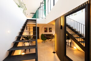 Living area - Penthouse at Eco Smart Apartments (Nuremberg)