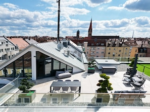 Terrace/patio - Penthouse at Eco Smart Apartments (Nuremberg)