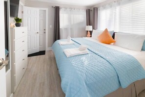 1 habitación y ropa de cama hipoalergénica
