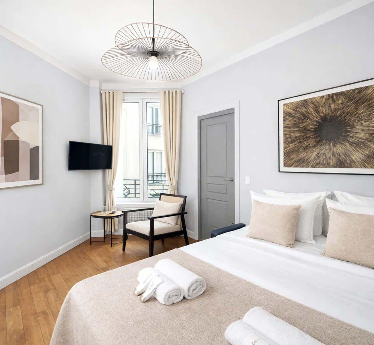 1 Schlafzimmer, Bügeleisen/Bügelbrett, Bettwäsche