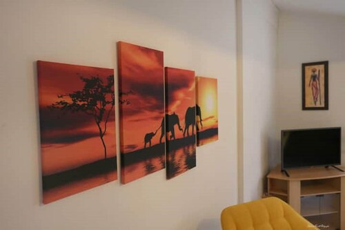 Appartement Rénové 5 Personnes, 2 Chambres, Jardin, Parking