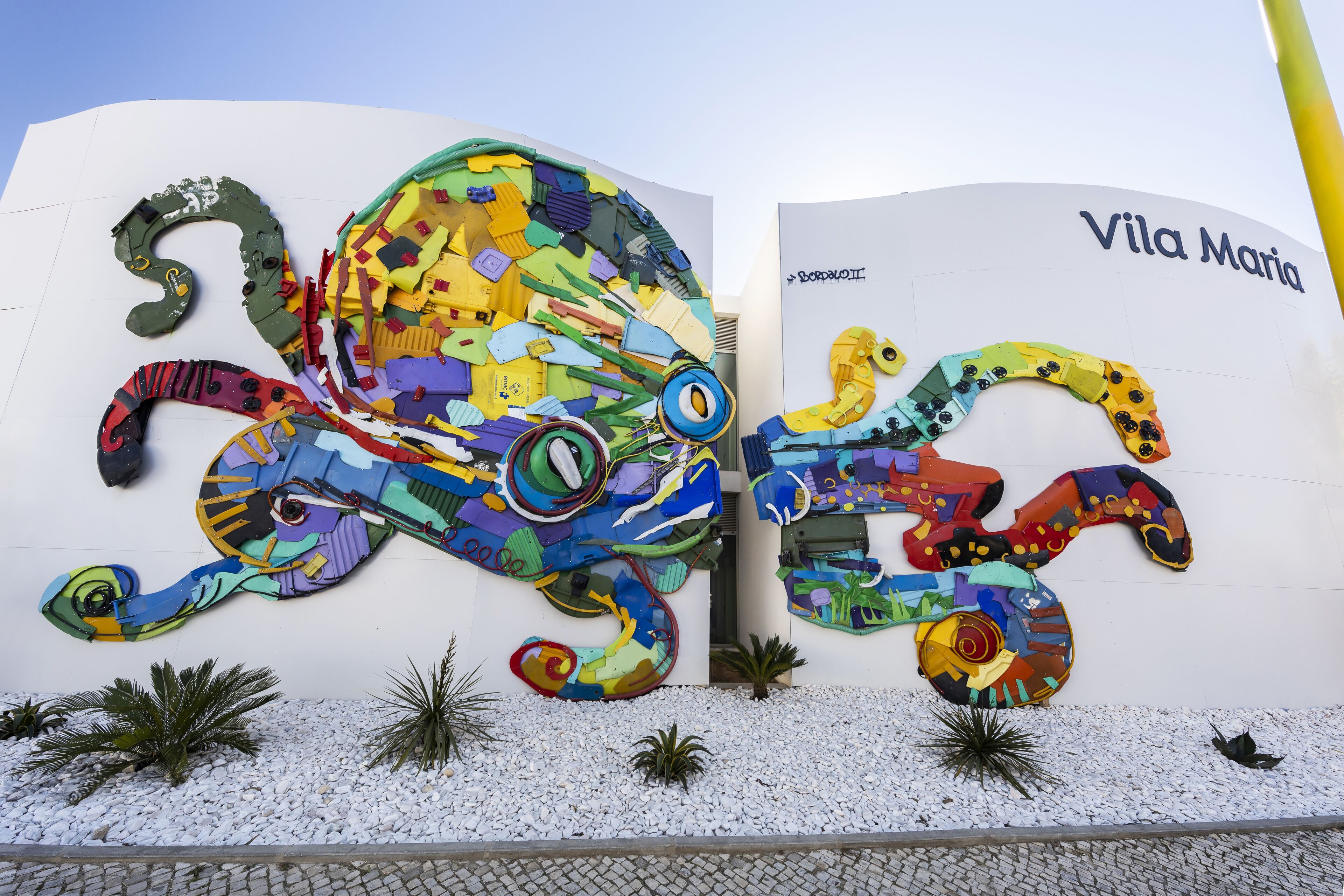 Majoituspaikan julkisivu