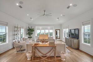 Smart TV, video games, books, stereo