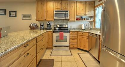 Spacious Condo on Golf Course w/Fireplace, Firepit, Patio and 2 Fishing Badges!