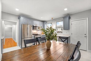 Fridge, microwave, oven, stovetop - Rare 4BR Near Train Downtown Convention Parking (Boston)