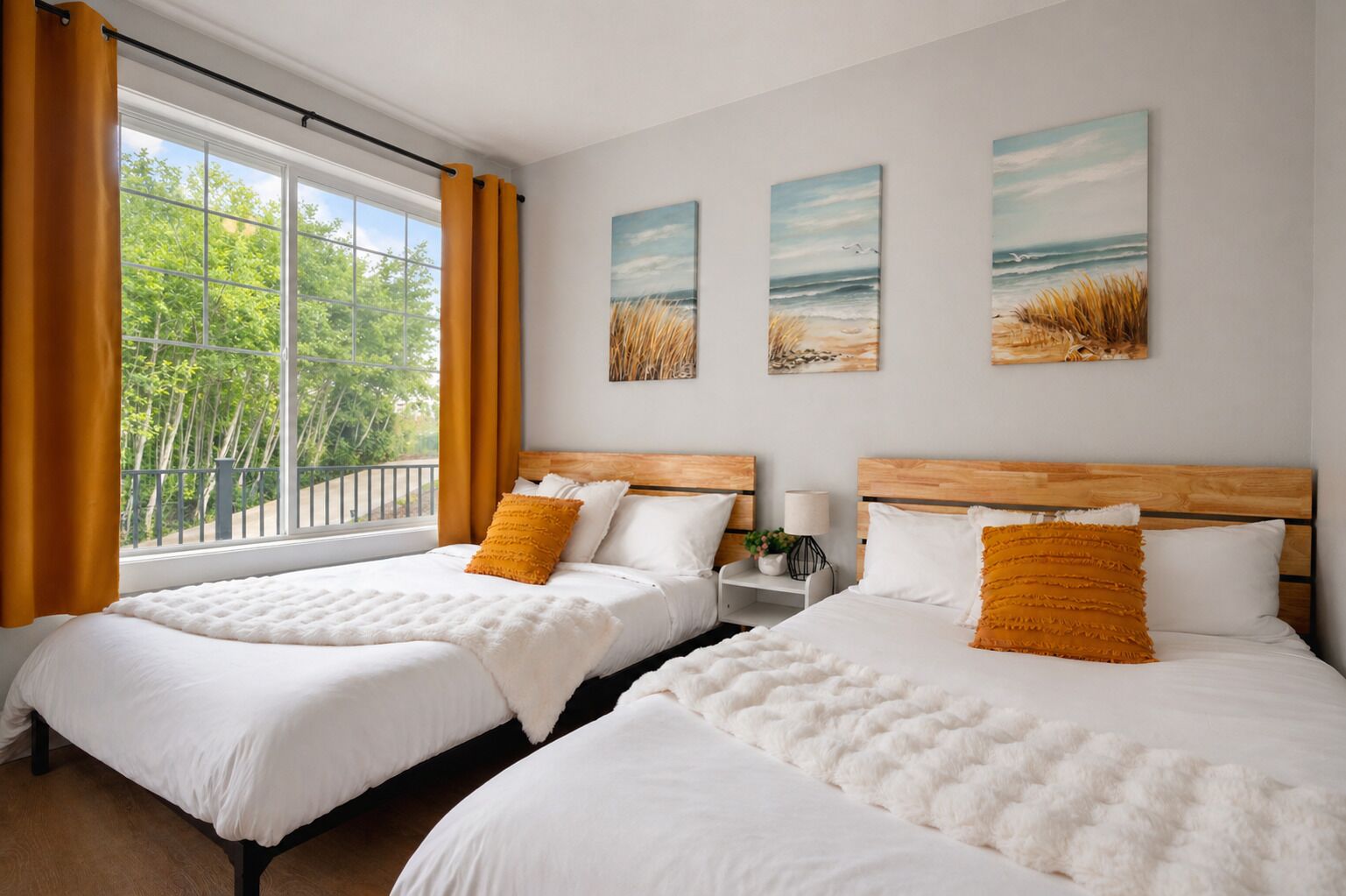 3 habitaciones, cuna de viaje, wifi y ropa de cama 