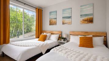 3 habitaciones, cuna de viaje, wifi y ropa de cama