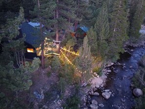 Exterior - Tahoe River Cabin on Private Beach (Markleeville)