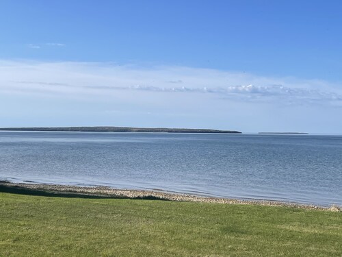Waterfront home on Lake Michigan overlooking multiple islands!