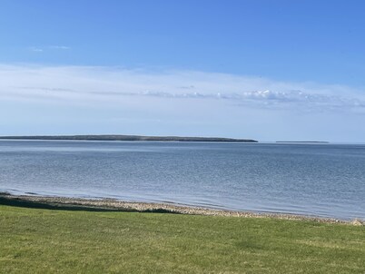 Waterfront home on Lake Michigan overlooking multiple islands!