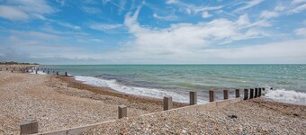 A stunning two-level seaside retreat with incredible sea views.