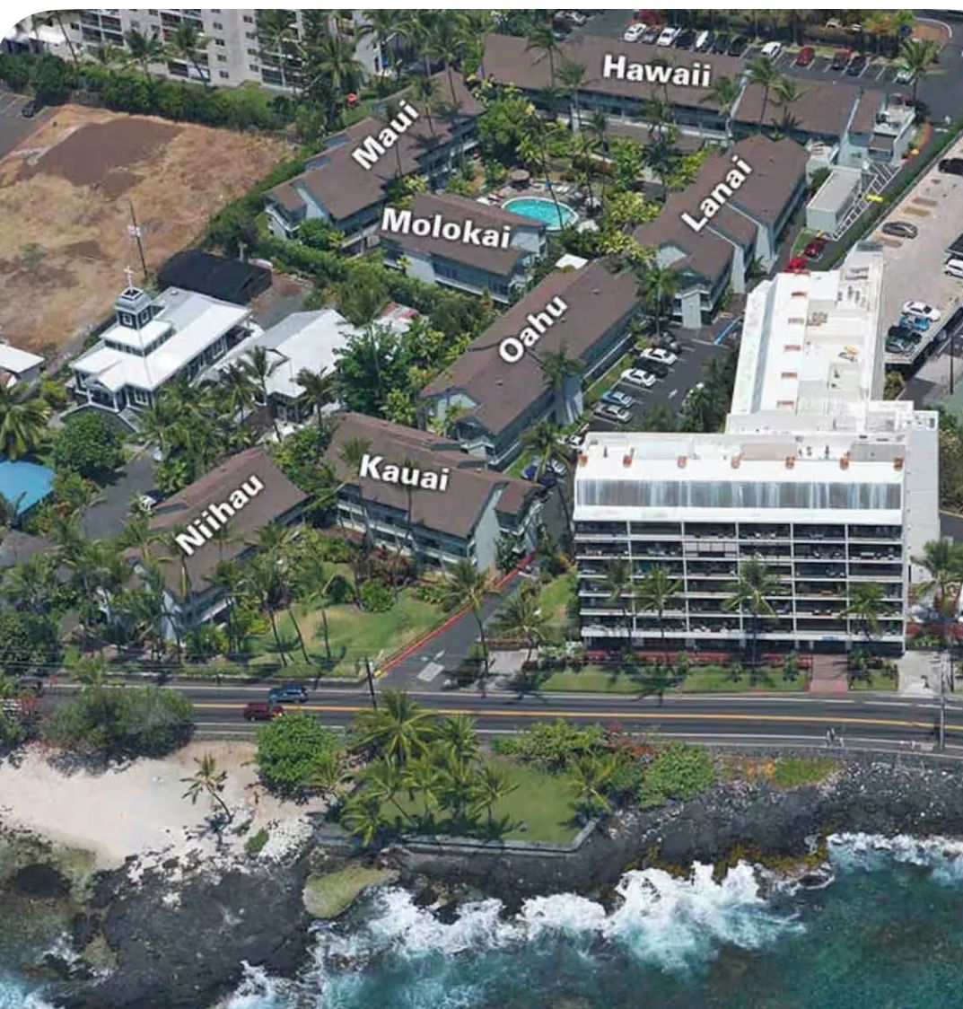 Kona Islander Inn layout.