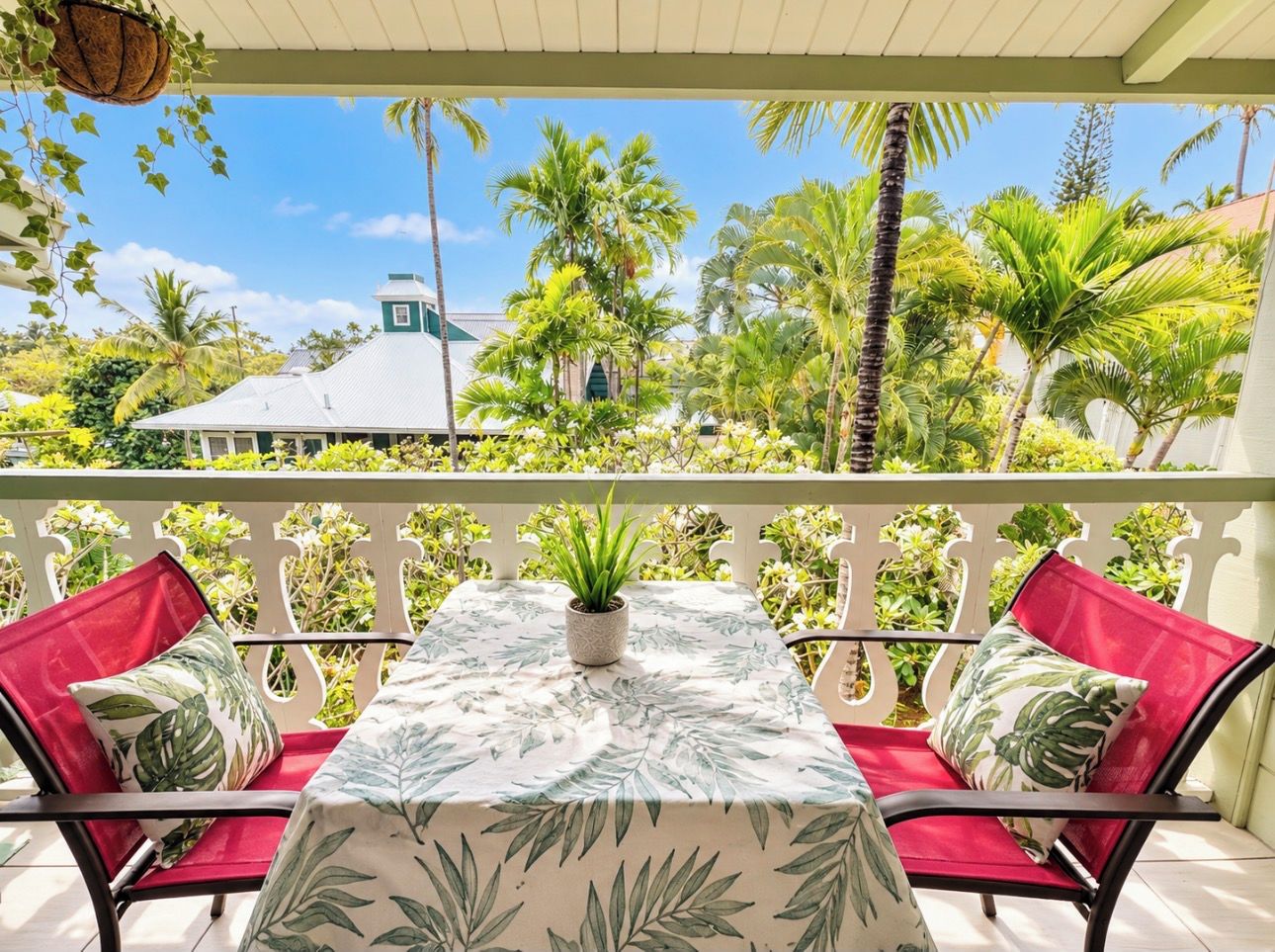 Balcony with garden view