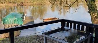 Small house by the lake