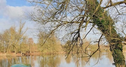 Small house by the lake