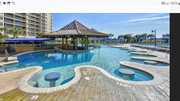 Indoor pool, outdoor pool